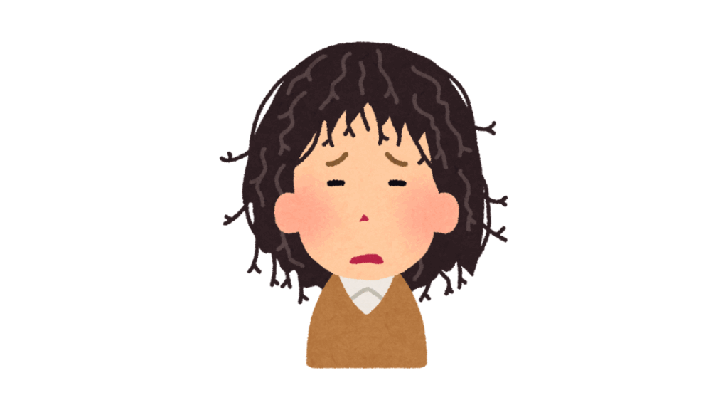 髪のパサつき・抜け毛