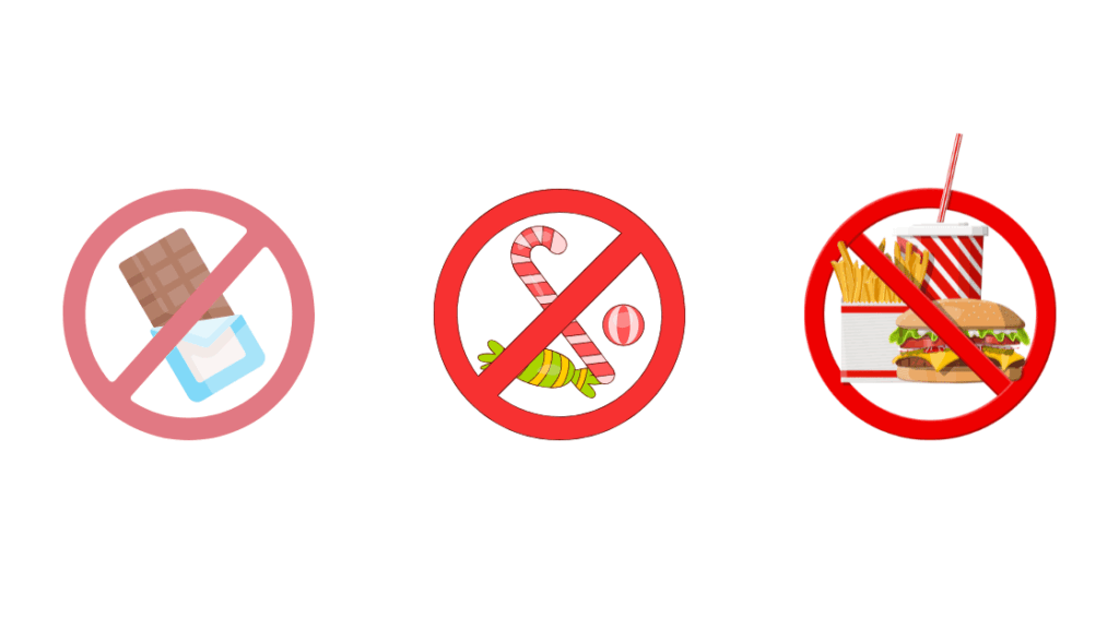 間食・甘い飲料を控える